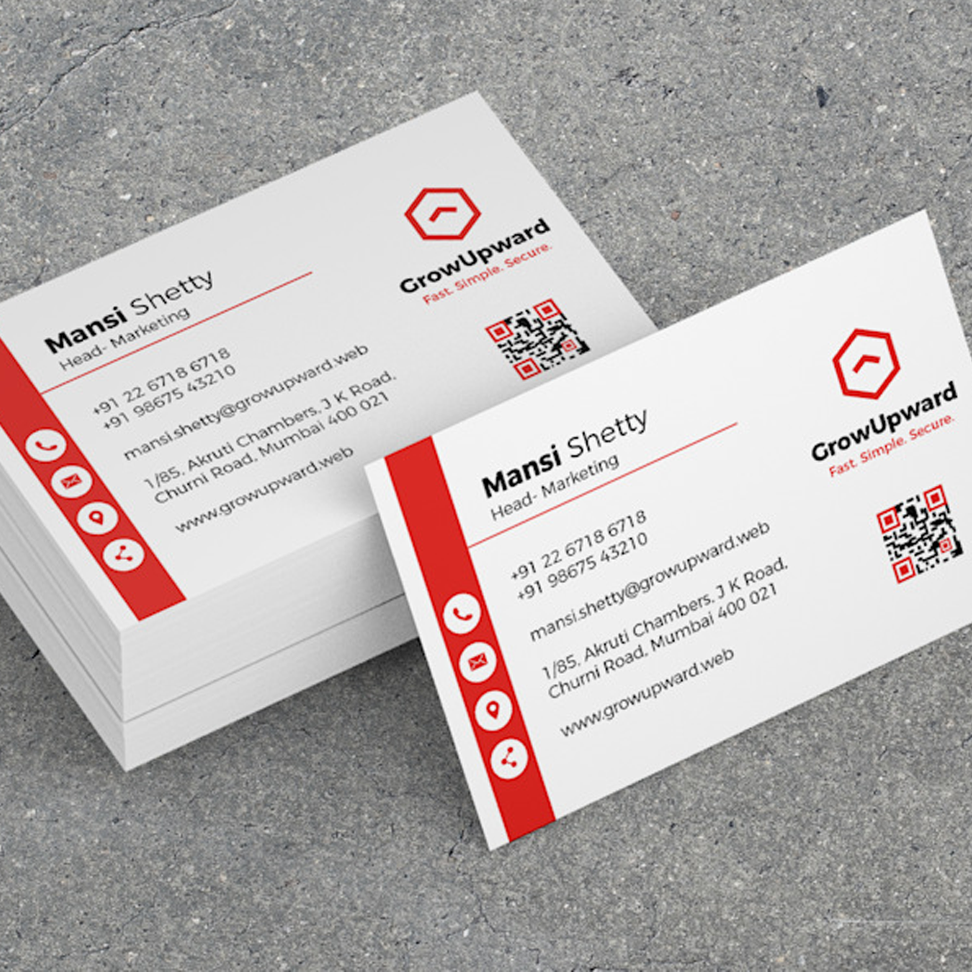Standard Visiting Cards